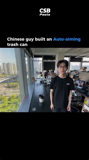 AI Trash Can That Moves to Catch Your Trash 🤯