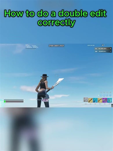 Tips and tricks on how to do a correct double edit!