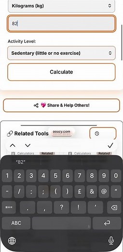 How To Calculate BMR Using | OOAZY | #BMRCalculator #CalorieCalculator #FitnessTools #OOAZY