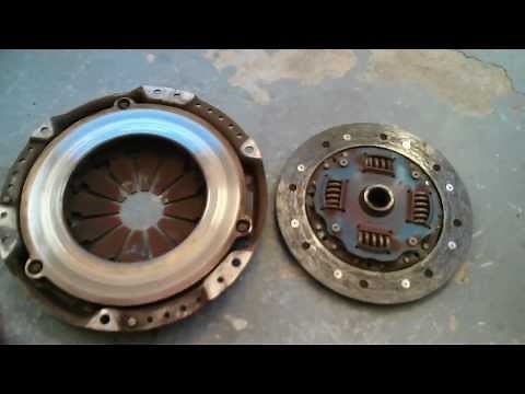 How a Bad Worn Out Clutch disc and Pressure Plate Looks Like Civic