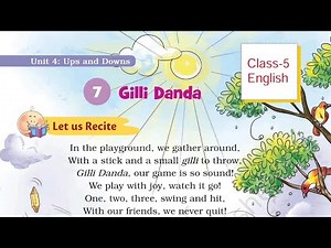 Gilli Danda / Explanation + Question Answers/ Class-5 English NCERT Chapter-7 Solution By-KV Teacher