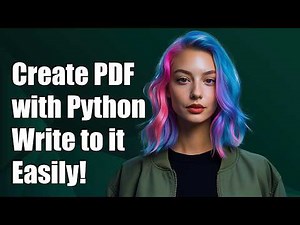 Creating and writing to a pdf file in Python