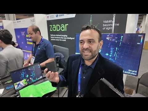 Zadar Labs 4D imaging radar at #ces2025 SLAM, and radar-camera fusion