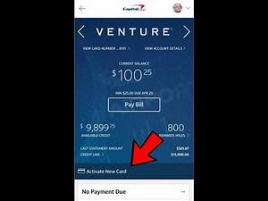 How to activate Walmart Capital One Credit Card
