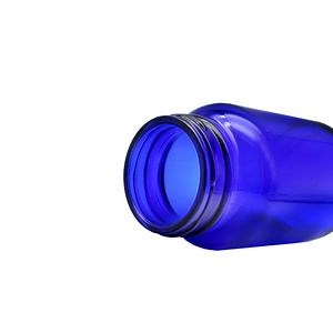 [Hot Item] 150ml Cobalt Blue Healthcare Medicine Pill Vitamin Capsule Bottle Pill Jars Medical Bottles