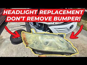 Toyota Camry Headlight Replacement (Without Removing Bumper)