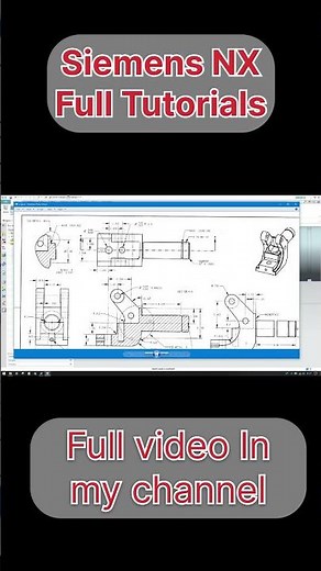 Siemens NX Part modeling tutorial, #cad #cam #autocad #autocadblocks