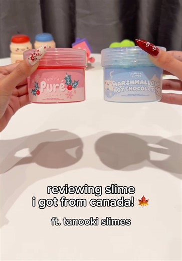 Delightful Slime Colors: Winterberry and Marshmallow Review