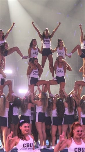 CBU Cheer on Instagram: "Not AI #LanceUp ⚔️"