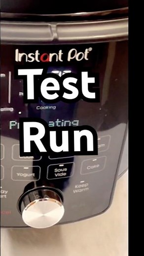 Instant Pot Whisper Quiet Test Run?! #InstantPot #whisperquiet #TestRun