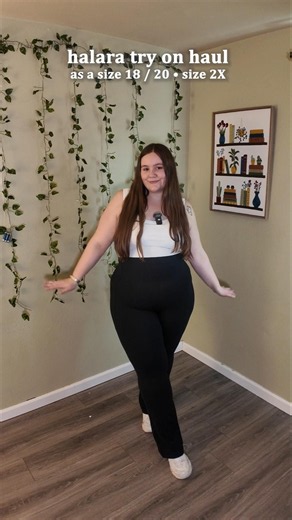 Halara Plus Size Try On Haul | Size 18/20 Skorts, Jeans & Leggings