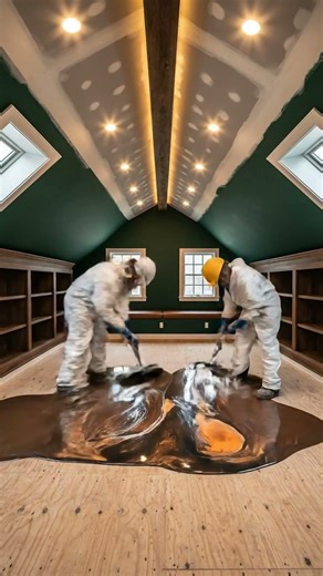 Ultimate Attic Makeover: Wait for the Epoxy Floor!