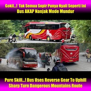 486K views · 2.7K reactions | Lose Power Engine ❓ Bus Driver Used Reverse Gear. Uphill Mountains Road. | Sitinjau Lauik Channel | Facebook