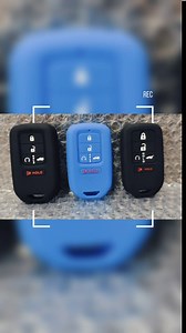 Silicone Smart Key Fob Cover Remote Case Keyless Protector Jacket for 2015-2021 Honda Accord Civic CR-V CRV Insight Passport Pilot EX EX-L OEM Part NumberFor : KR5V2X, 72147-TG7-A11