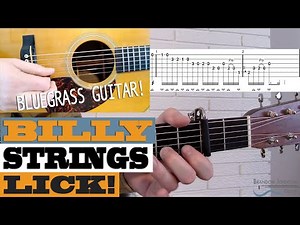 LICK #15 - Billy Strings | Bluegrass Guitar Lesson with TAB