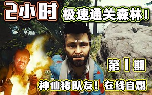 【森林 The forest】两小时极速通关实况 | 01 神仙猪队友在线自燃