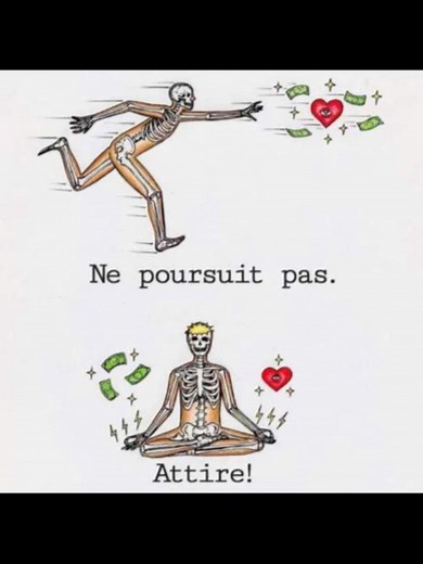 La vie fonctionne à l'envers de ce que tu crois Tu forces, tu pousses, tu t'épuises... Et si tout ce que tu cherches arrivait exactement quand tu arrêtes de courir après ? La vie ne récompense pas ceux qui forcent le plus. Elle récompense ceux qui savent lâcher. Moins de résistance. Plus de résultats. C'est le paradoxe que personne ne t'a appris à l'école. Forcer une relation, une opportunité, une situation — c'est comme nager à contre-courant. Tu t'épuises sans avancer. Les personnes qui réussi