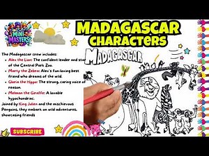 Draw Characters from Madagascar | Drawing for Kids