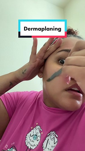 Did I do it right? #dermaplaing #dermotologist