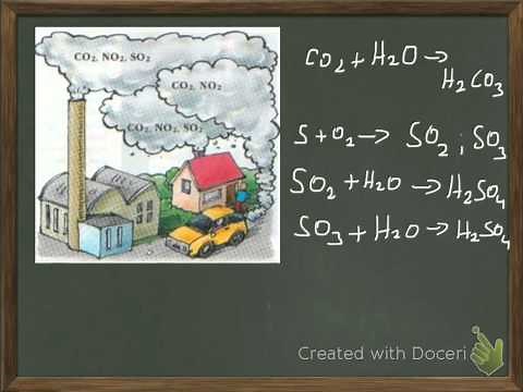 Chemistry: Acid Rain - Reaction Equation - Causes - Consequences -