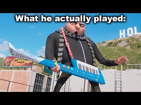 Pianos are Never Animated Correctly... (Despicable Me 3)