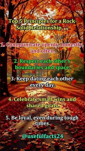 Top 5 Principles for a Rock-Solid Relationship 💑 #shorts #relationshipadvice #beatifulnature