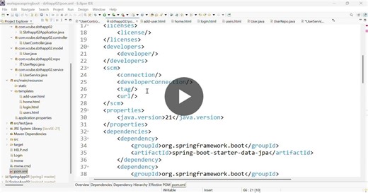 #springboot #thymeleaf #sql #java #webdevelopment #fullstack #learning #projects | Venkata Akhila Gokaraju