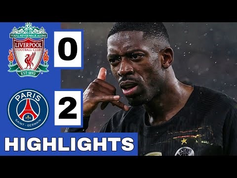 🔵Liverpool vs PSG (0-2) Extended HIGHLIGHTS | UEFA Champions League Quarter-Finals