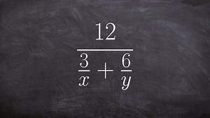 Simplifying complex fractions