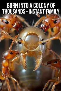 Queen Ant Lays 1,500 Eggs Daily 🐜 (Microscopic View)
