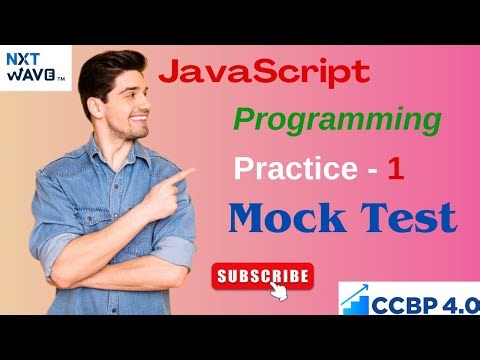 JavaScript Programming Practice - 1 | Placement Preparation | CCBP | Nxtwave