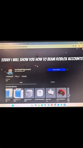HOW TO BEAM ROBLOX ACCOUNTS #roblox #beaming #getrich #fyp #viral