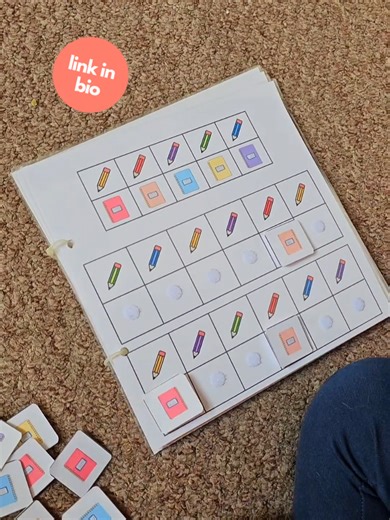 Coding game for kids. Matching activity for toddlers. Simply the child will follow the top code to match the bottom pictures. #creatorsearchinsights #homeschool #activityforkids #busybook #toddlers @Fun Activities By Sura @Fun Activities By Sura @Fun Activities By Sura @Fun Activities By Sura