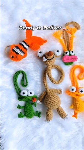 Unique & Cute Crochet Bagcharm, keyholder and keychain✨❤️ fulfilled the customer demand🚚