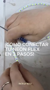 COMO CONECTAR TU NEON FLEX 🤓😍 - #neon #led #iluminacion #negociosdigitales #lucesled #negociodesdecasa #electrician #electricidadyelectrónica #electricidada #NeonFlex | HazdeLuz