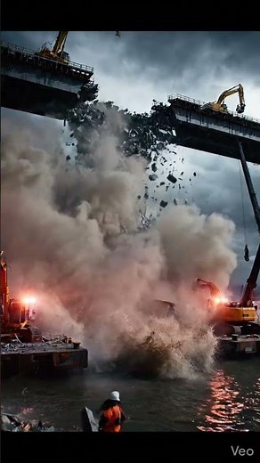 "Collapse in Motion | Cinematic Building Disaster"