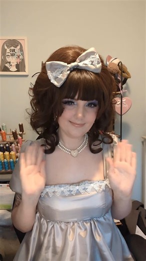 super easy 1 minute hime hair gyaru tutorial #japanesefashion #gyaru #eglfashion #hairtutorial
