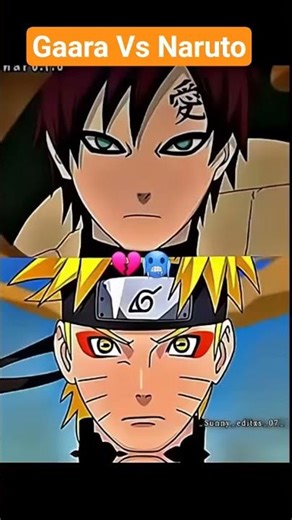 gaara kashika Vs Naruto hokage #naruto #anime #subscribe #shorts