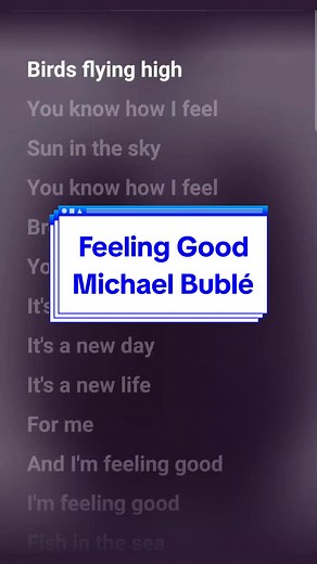 Feeling Good - Michael Bublé | Cat Karaoke Sing-Along
