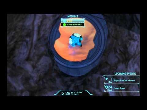 XCOM Enemy Unknown Intercept Overseer UFO with Firestorm