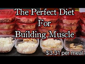 The Perfect Diet For Building Muscle| Meal To Meal| Cooking Included