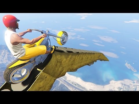 SUPER RAMPE VERTICAL !! (Délire GTA 5)