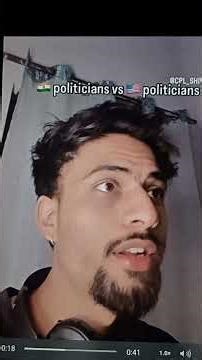 Indian Politician vs American Politician haha #saher #sehar
