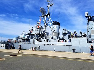 USS 'Cassin Young' in Boston, USA