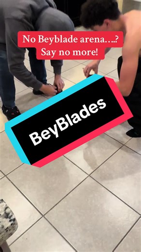 When you don’t have the proper equipment we make adjustments. Beyblade arena needed. Battle royale! #beyblade #beybladex #arena #battleroyale #play