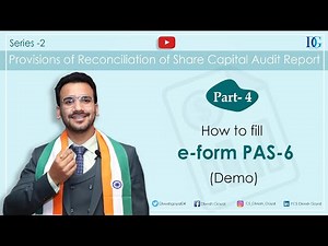 How to file e-form PAS-6 (with Live DEMO)