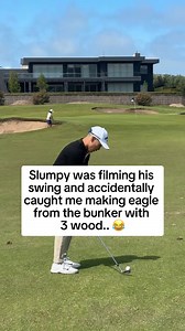 843K views · 2.2K reactions | 3 wood from the bunker for Eagle #golf #golftoktok #golfer #golfswing | Golfing Nutrition Tips | Facebook