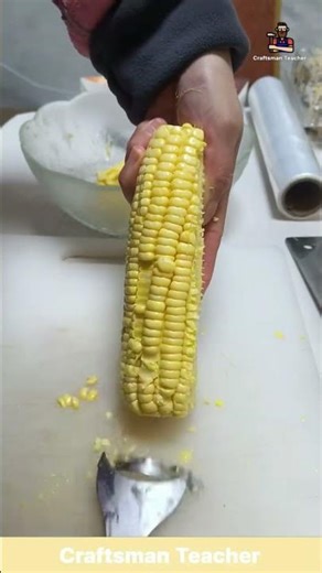 This Corn Trick Is Way Faster Than a Knife #shorts