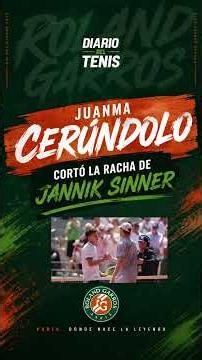 Juanma CERUNDOLO and an EPIC win against Jannik SINNER || Match analysis