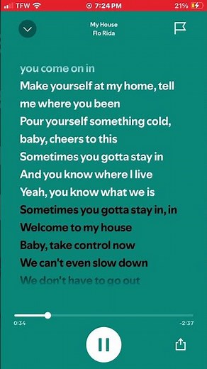 Welcome to my house #lyrics ￼